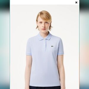Vintage Lacoste Sky Blue Polo Shirt Size Medium